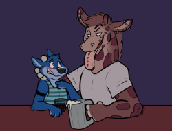 furry-itus:  rottenrobbie:  whoops robbie met someone at the bar last night~for Monte!  God I love tongue