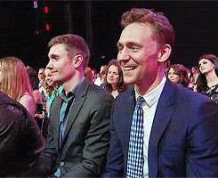 mishasteaparty:  Tom Hiddleston during the MTV Movie Awards 