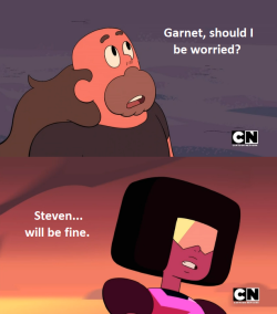 annadesu:  The way Garnet pauses after saying “Steven” concerns me greatly.