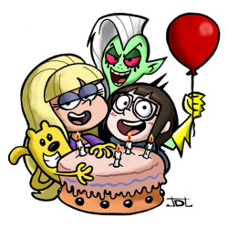 chillguydraws: javidluffy:    I dew this for the birthday of a cool voice actress from Spain :D  Dominator and Pacifica have the same Spanish voice actress? Interesting…  &lt;3