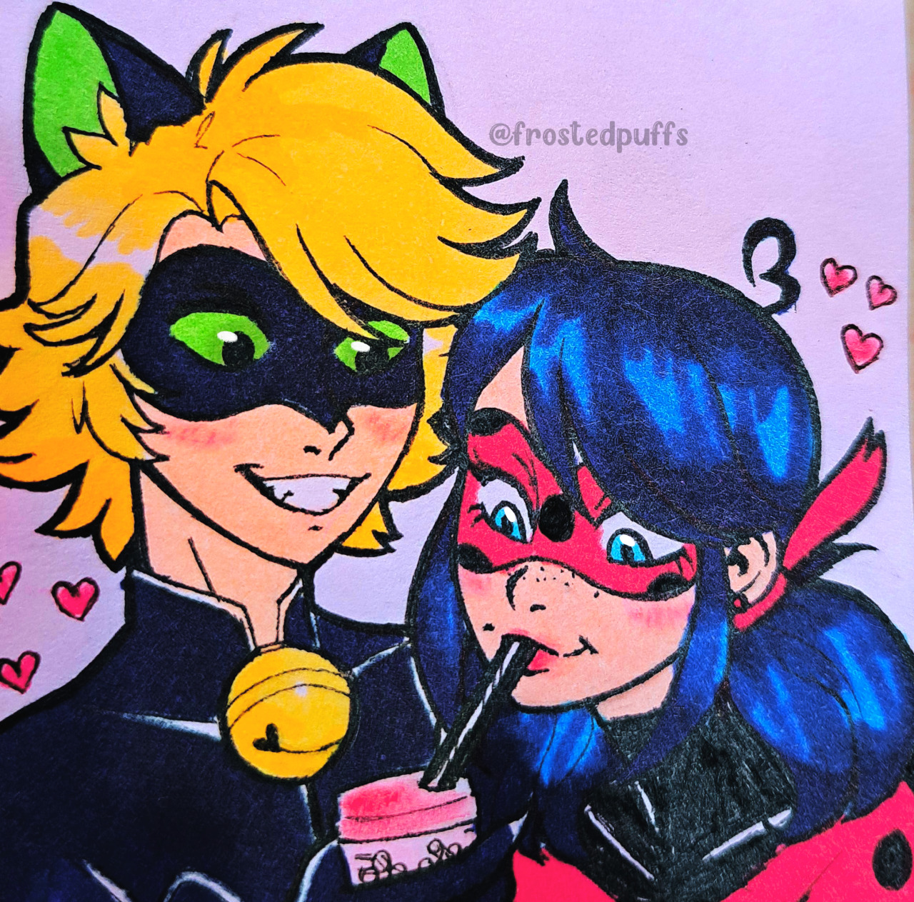 wiggle wiggle eyebrows — lyradaisical: Squad Miraculous: Comic Cover