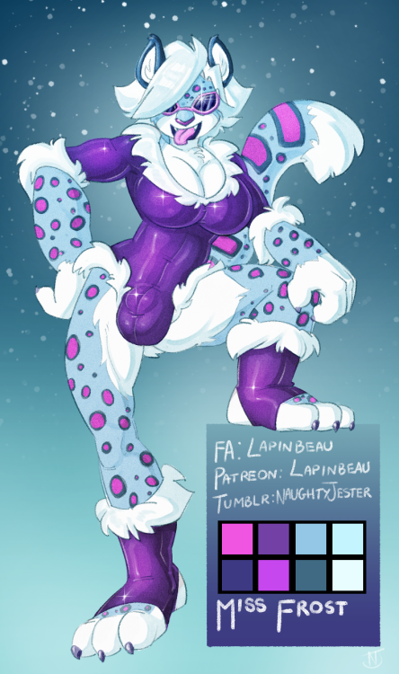 naughtyjester:  A character I designed while brainstorming with a friend the other day.Don’t let her give you the cold shoulder!