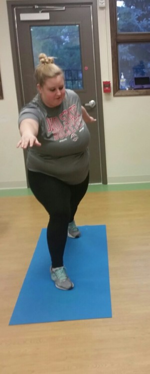 sexyxchubs:  Did yoga for the first time in years. It was harder than I remember. Oh well, at least I looked good doing it.