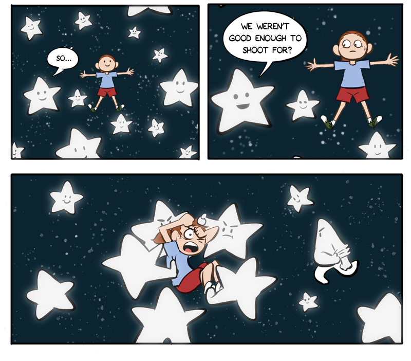 portsherry: Shoot for the moon   This quote gets a lot of flak for its bad science
