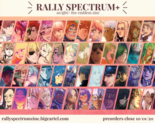 rallyspectrumzine: ✨️‍ Preorders for Rally Spectrum+, an LGBT+ Fire Emblem fanzine, are now open