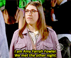 bigbangsheldon:  Character Weeks WEEK 1, DAY 2: Amy Farrah Fowler- Favourite Scene.