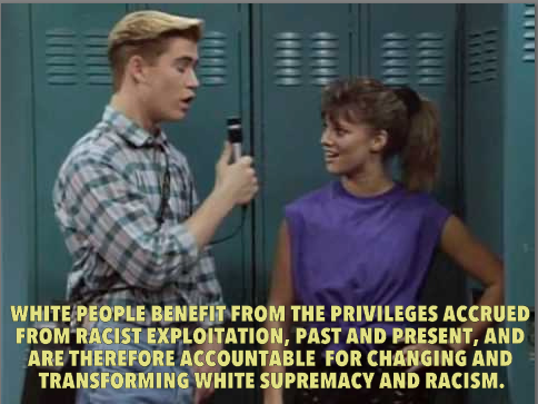 savedbythe-bellhooks:
“ Source: Writing Beyond Race: Living Theory and Practice by bell hooks
Image description: A still image from the 90’s TV sitcom Saved By The Bell. Zack is in the locker room holding a microphone to his mouth. He is carrying...