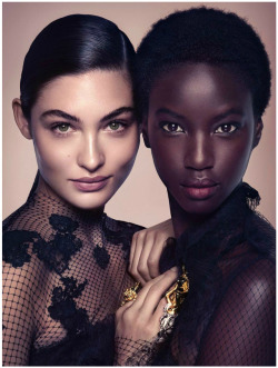 bruceconnoisseur:Grace Elizabeth and Anok Yai by NickK night 2020