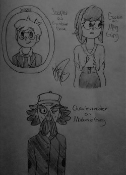 creatortiffany98:  The Phantom of the Opera au   Camp camp au of that Also some dadvid and danvid  The last one is based on @grillo-grill someone requested me to draw the family he made so give him credit!