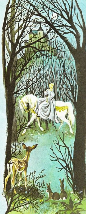angelkarafilli:Illustration by Janet and Anne Grahame Johnstone for “Beauty and the Beast&rdqu