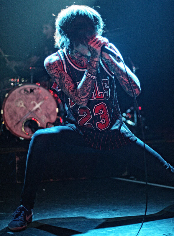 mitch-luckers-dimples:  Bring Me The Horizon 2011 (Budapest Dürer Kert) Oliver Sykes