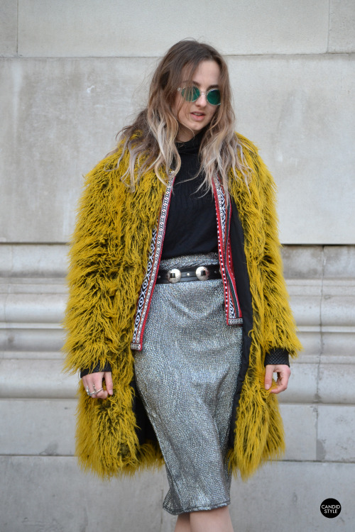 CANDID STYLE - LFW Feb 2015Tiger - Confetti Crowd