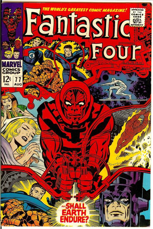 Fantastic Four # 77 , August 1968 , Marvel ComicsOn the cover : Mister Fantastic 