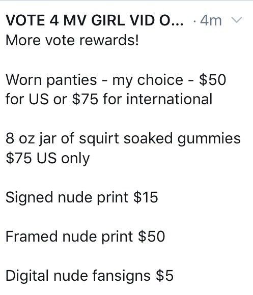 psy-faerie: Vote here: https://www.manyvids.com/MV-contest/2068/MV-Girl-Vid-of-the-Year/1#littlemisselle