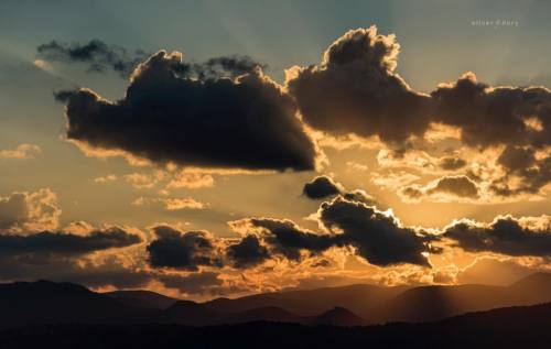 Golden light as dusk settles over the ranges … #canberra #canberralife #brindabellaranges #br