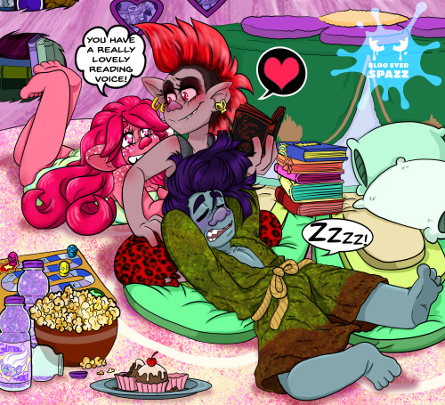 blooeyedspazz: Slumber Party!This took me way more time than I’d care to admit. Considering th