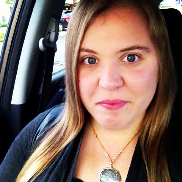 #selfie #saturday #tampa #blueeyes #blonde #longhair #car