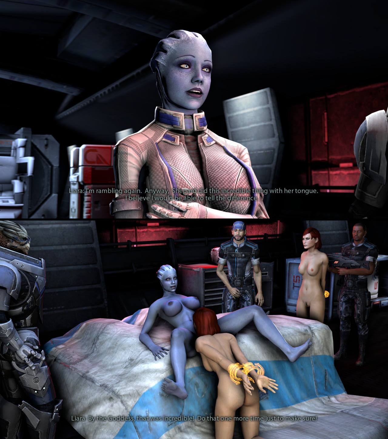 Mass Effect 3: ExtortionChapter 7: Shuttle Bay, Normandy SR-21920 x 1080 renders: