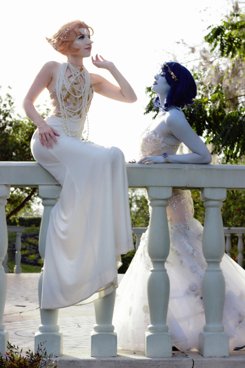 kellykirstein: A Smile and A Song Cosplay (on Instagram and FB only) as Pearl, myself as Lapis. From