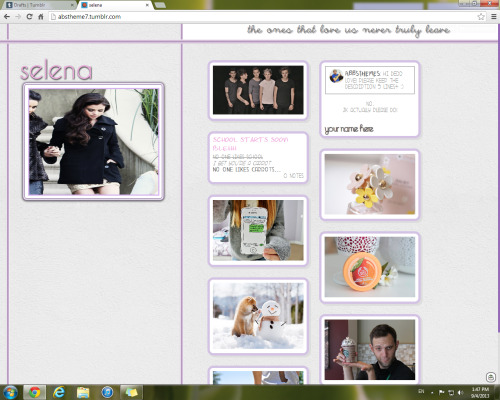 Theme #7 yay!!! my first two column theme woo!! its adorable with the flippy sidebar thing and stuff