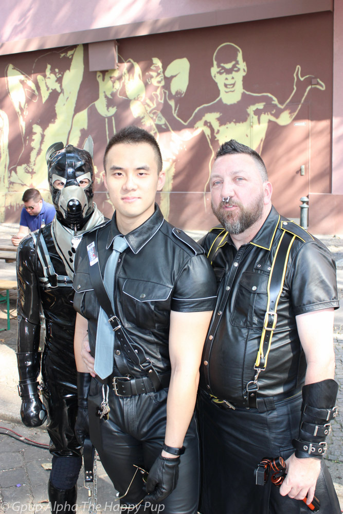 Pup Boss with Takashi Wolf Pup @ Folsom BerlinYou can learn more about human pup