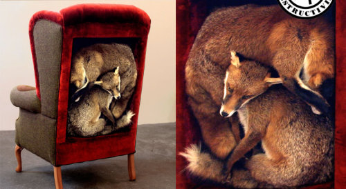BURROWERS - Alannah Currie. Fox Chair. 2008.   So, formerly ½ of the Thompson Twins, at some 
