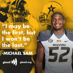 glaad:  Michael Sam made big news when he