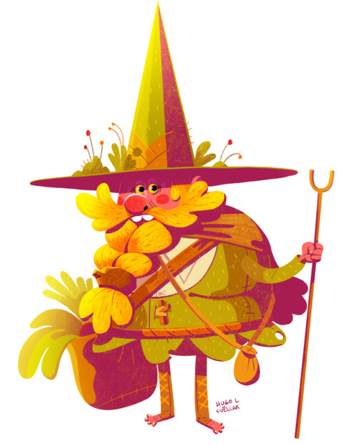#drawing #fantasy #forest #creature #farmer #shepperd #CharacterDesign #HugoCuellar #digital #painti