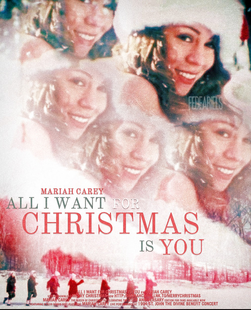 Mariah Carey x movie postersAll I Want For Christmas Is You directed by Mariah Carey & Diane Mar