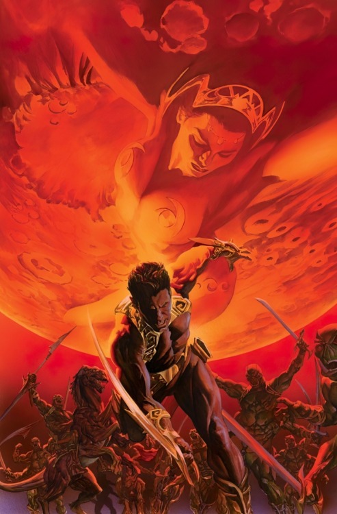 &lsquo;John Carter of Mars&rsquo; by Alex Ross.Variant cover art for 'Warlord Of Mars&rs