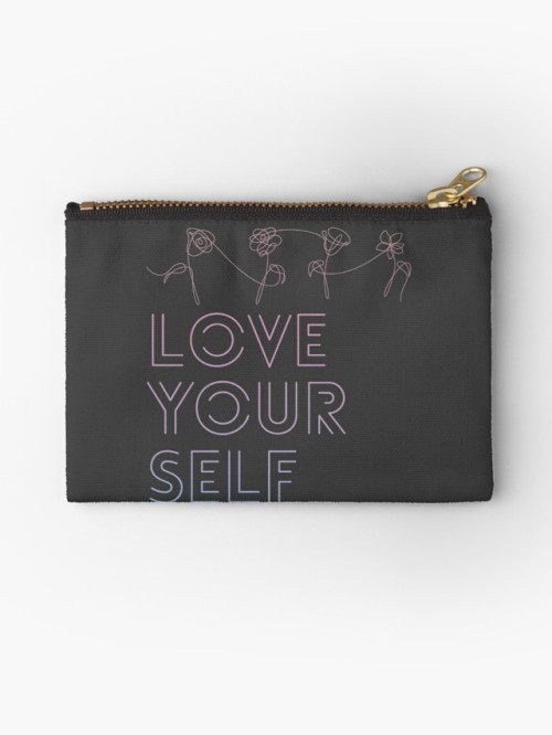 likestolenpoetries:love yourself (bts inspired) merch. get them all here. worldwide shipping.