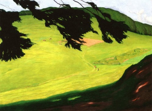 huariqueje:    Sunny Meadow   -  Hans Emmenegger, 1904.Swiss,