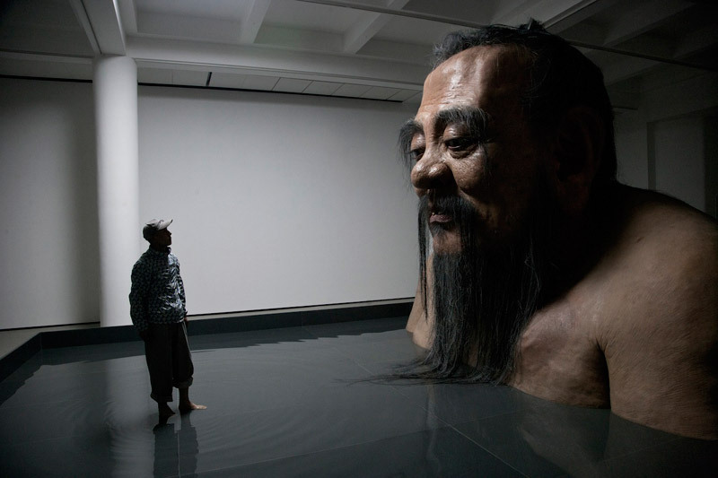 contemporary-art-blog:Zhang Huan, Q Confucius No.2, 2011