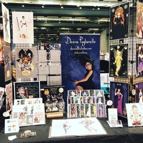 All set up and ready to goooo! Fanexpo starts today! Come by A249 in artist alley to say hi! #fanexp