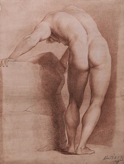 Spanish Academic Drawing. 18Th.century. From The Facultad De Bellas Artes. Madrid.