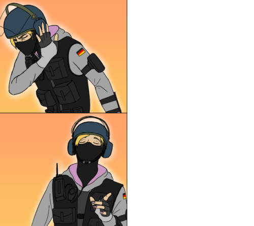 So I drew IQ againFirst one was just a practice sketch, second one is a blank meme you can use I gue