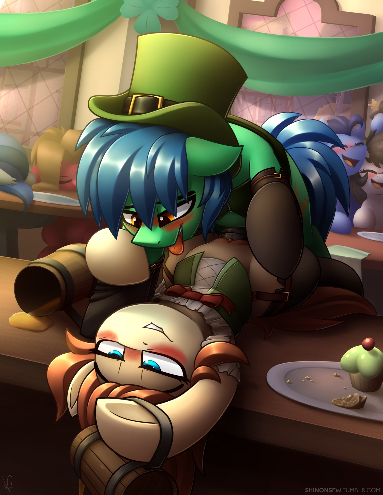shinonsfw:Happy St. Patrick’s day! Birthday gift for two friends of mineX: