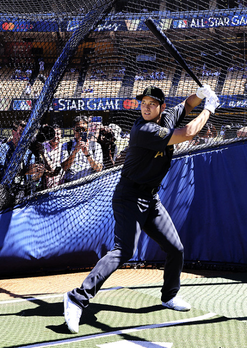 Shohei Ohtani At The MLB All-Star Baseball Game On July 19, 2022, At Dodger Stadium In Los Angeles