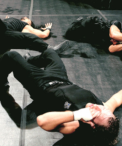rollinsreignsambrose:  What is this? Shield nap time? Lol