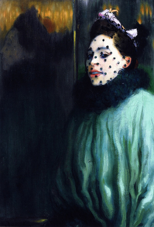 master-painters: Louis Anquetin - Femme a la Voilette - 1891