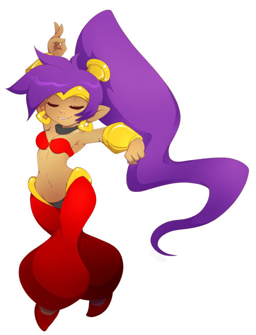 gunmouth:A collected repost of all the Shantae art I have done since the Kickstarter began.