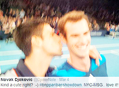 Novak Djokovic And Andy Murray Take Selfies.