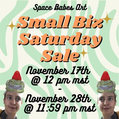 Early small biz Saturday/Black Friday/holiday times sale!!! Starting tomorrow, the following deals a