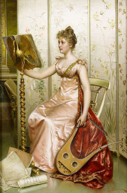 refinedart:  “The Recital” 19th century