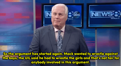girlwithalessonplan:  peasantwisdom:  micdotcom:Sportscaster Dale Hansen defends student wrestler Mack Beggs and takes a stand against transphobia This is amazing!       😃😃😃😃😃