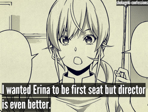🍗Shokugeki Confessions🍛 — Souma X Erina are such an pleasing and  compatible