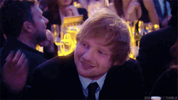 edsheeran:  Ed Sheeran’s reaction after he won the Brit Award for Best British Male Artist (X)