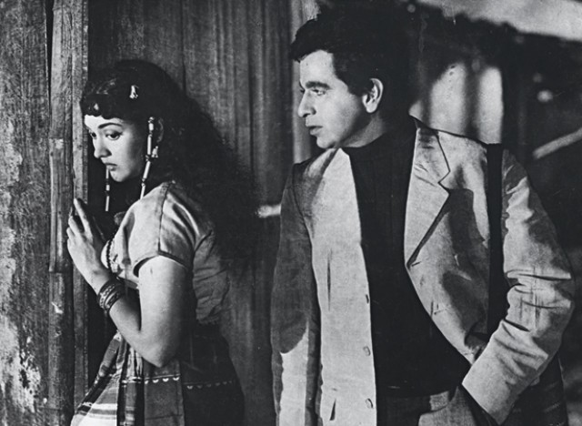 Films That Established Dilip Kumar's Status As A Bollywood Institution Rather Than A Legend 14 monochrome film stills — Madhumati. 1958. Directed by Bimal Roy....