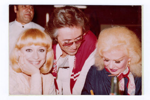 ohyeahpop:Raffaella Carra, Luca Sabatelli, Ginger Rogers, Buenos Aires, Argentina, 1980