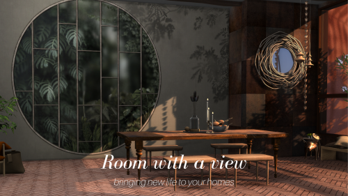 Room with a viewWall murals inspired by various views: From a city window, an artistic impression or